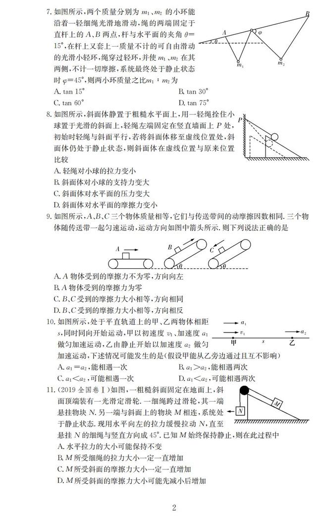 高中物理测试卷推荐,高中物理题库练习册推荐