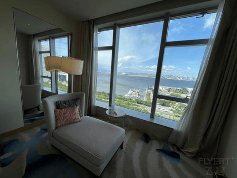 厦门山海观海景房酒店,厦门五缘湾希尔顿逸林酒店测评