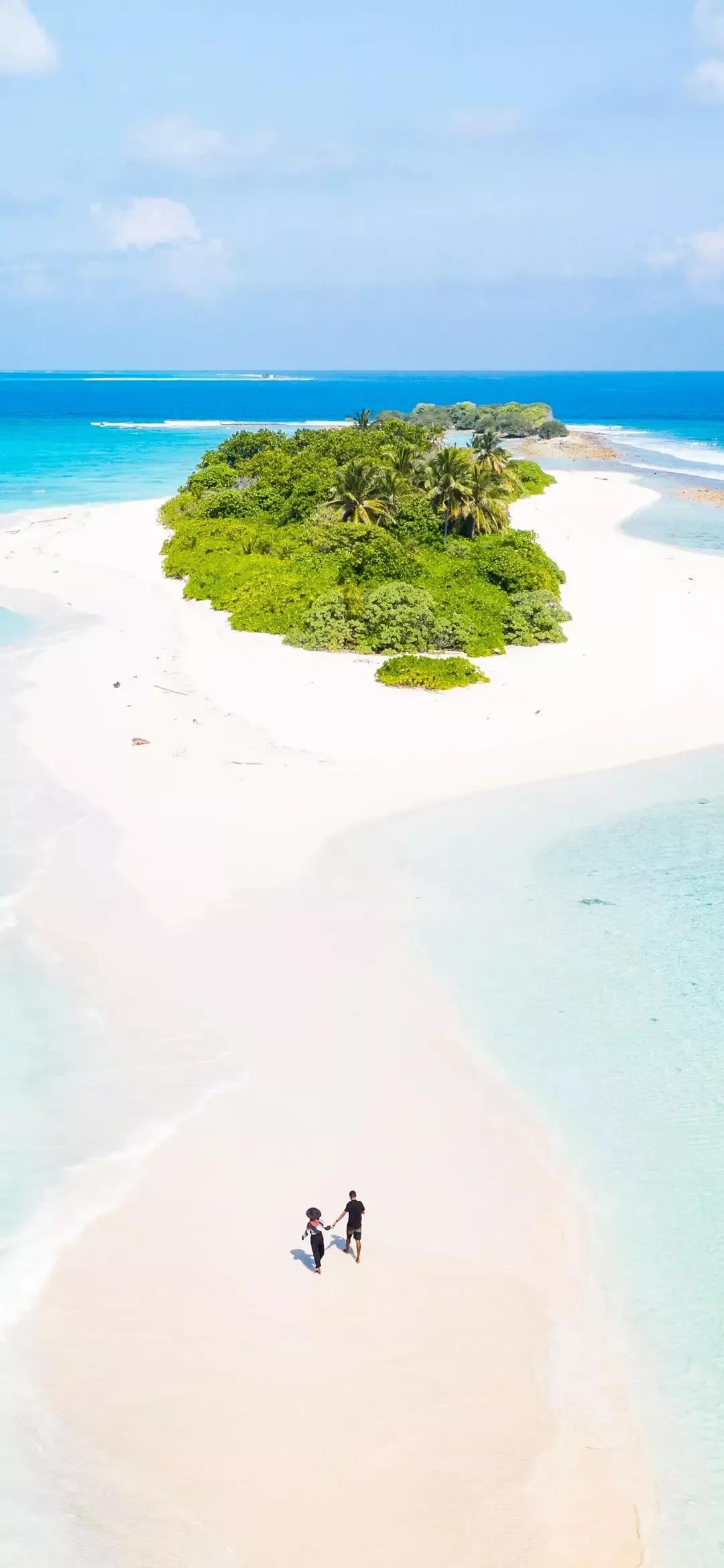 大海壁纸｜大海边，守候朝霞，聆听海浪的乐章