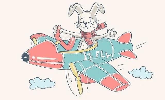 小兔子游泳儿童故事,可爱的小兔子游泳