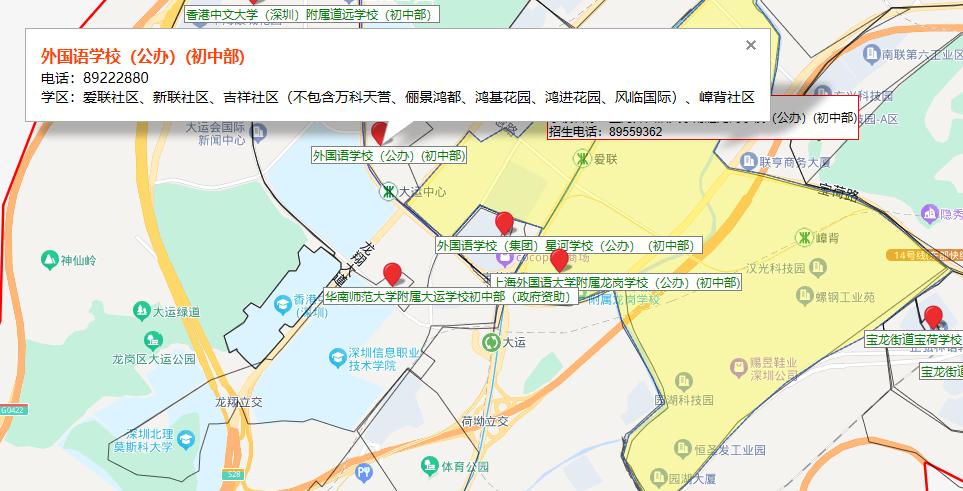 龙岗区民办学校入学积分排名,龙岗2023初中入学积分排名
