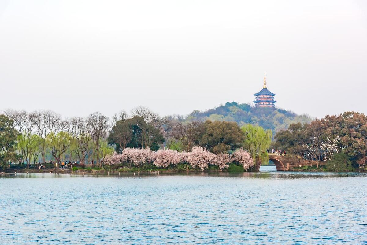 杭州西湖十景地图,杭州西湖十景游玩顺序攻略