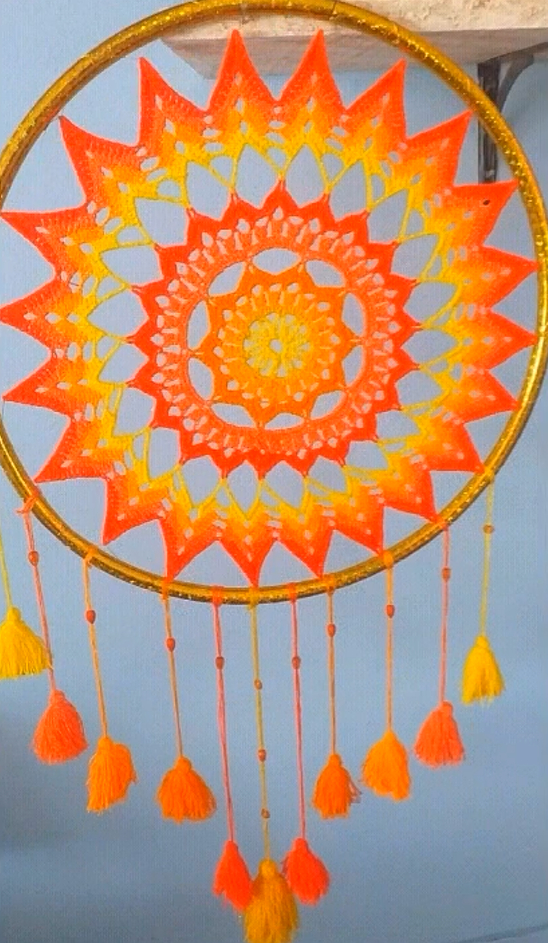 钩针编织各种墙挂花篮,钩针花环墙挂玫瑰花教程