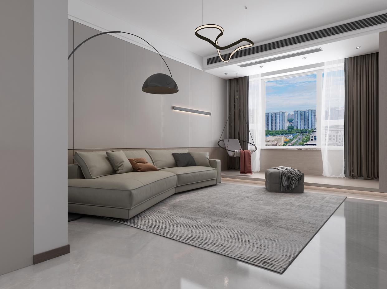 尧都瑞府130多平装修效果图,尧都瑞府一楼带小院