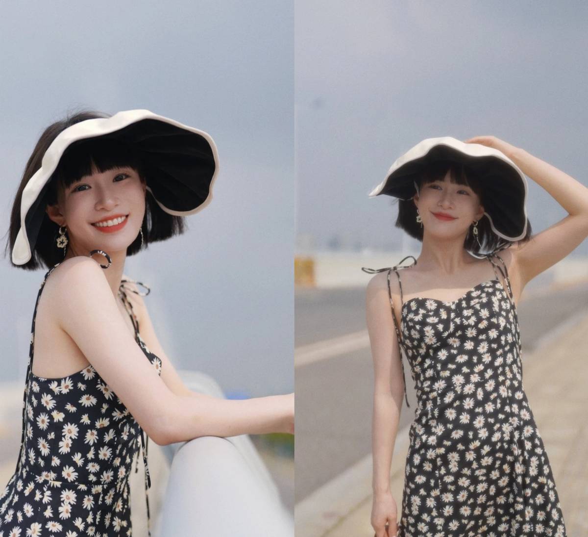 夏天就该穿吊带裙时髦高级又洋气,吊带裙内搭短袖夏季推荐