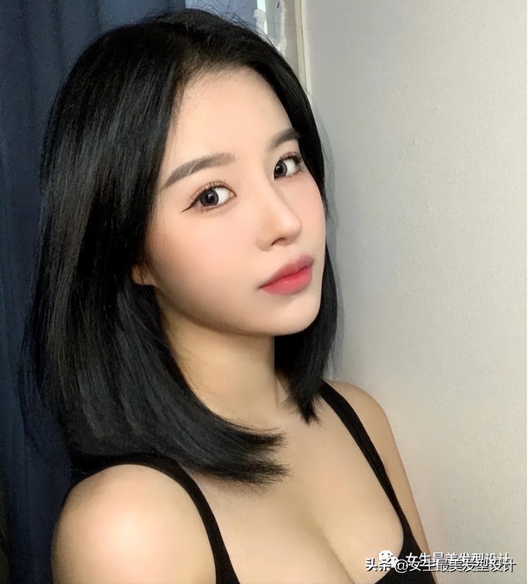 女生又酷又飒齐肩发打理,齐肩短发内扣优雅酷飒发型