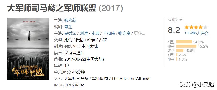 近十年来评分最高的权谋剧推荐,必看的五部权谋剧