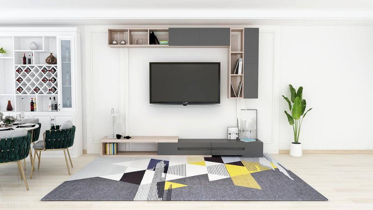 电视柜高度标准多少客厅,客厅电视柜和卧室电视柜高度