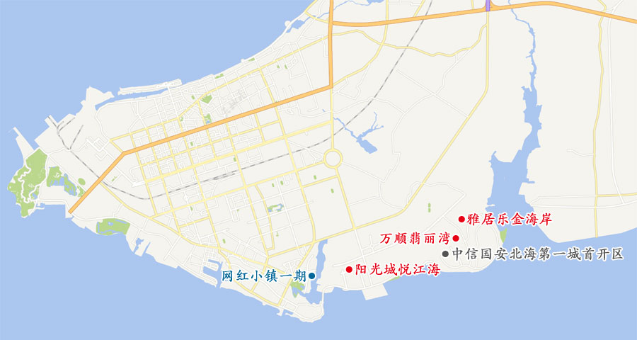 北海市看房,北海银滩东区最新房价