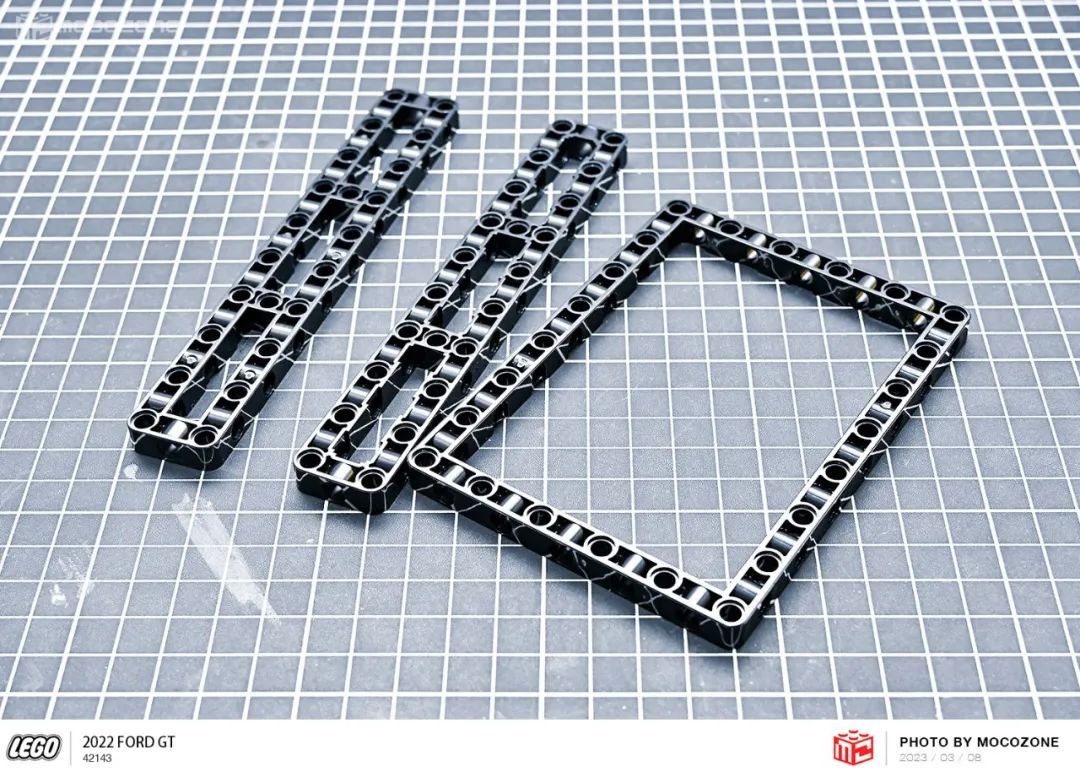 乐高积木福特gt跑车,福特gt2022