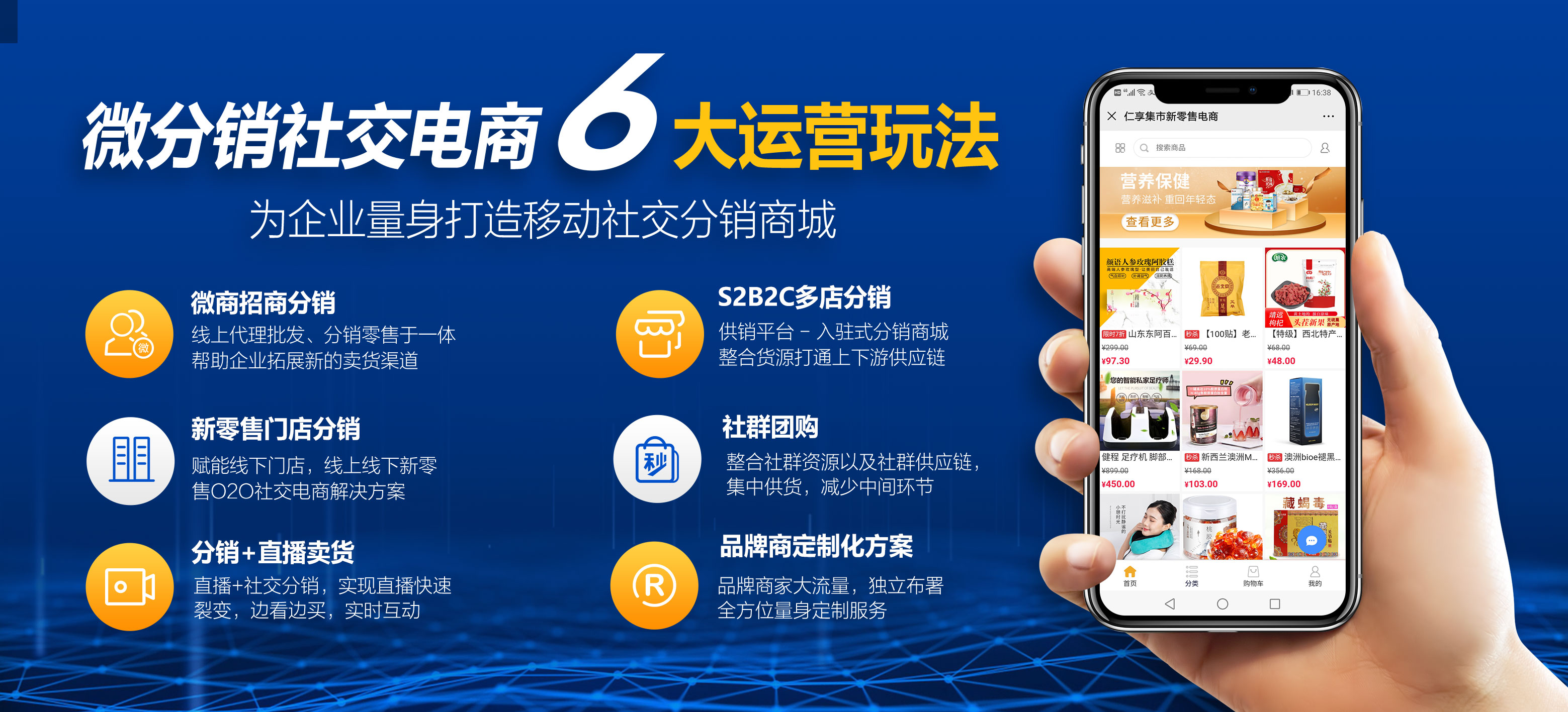启博微分销智慧零售,启博分销系统小程序