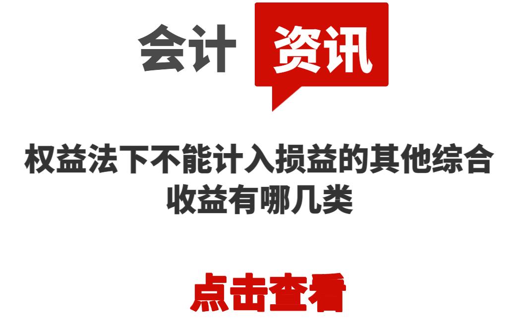权益法下哪些不做账务处理,不能转损益的其他综合收益有哪些
