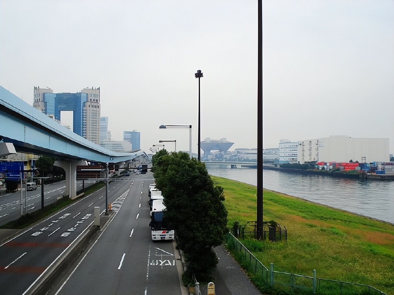 日本唐人街游玩,日本横滨山下公园风景
