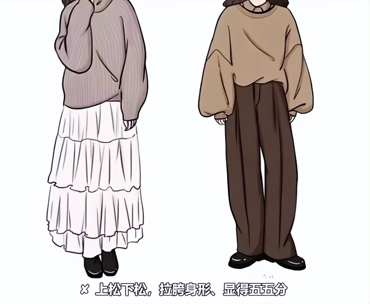 为什么你穿衣服总有土气感,毛衣太修身显胖有什么穿搭技巧