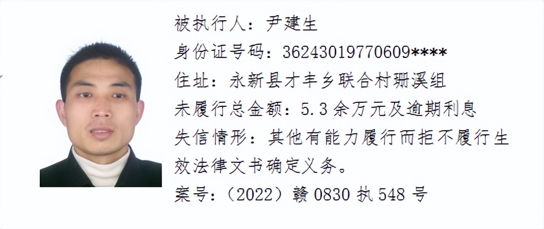 欠了几千元都不还，和他们打交道请小心！吉安这64人被曝光！
