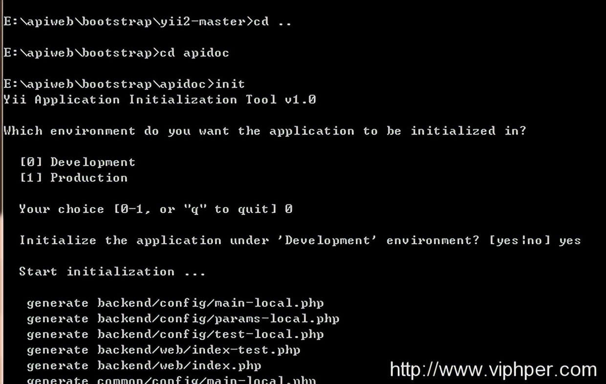 win7系统下安装yii2步奏