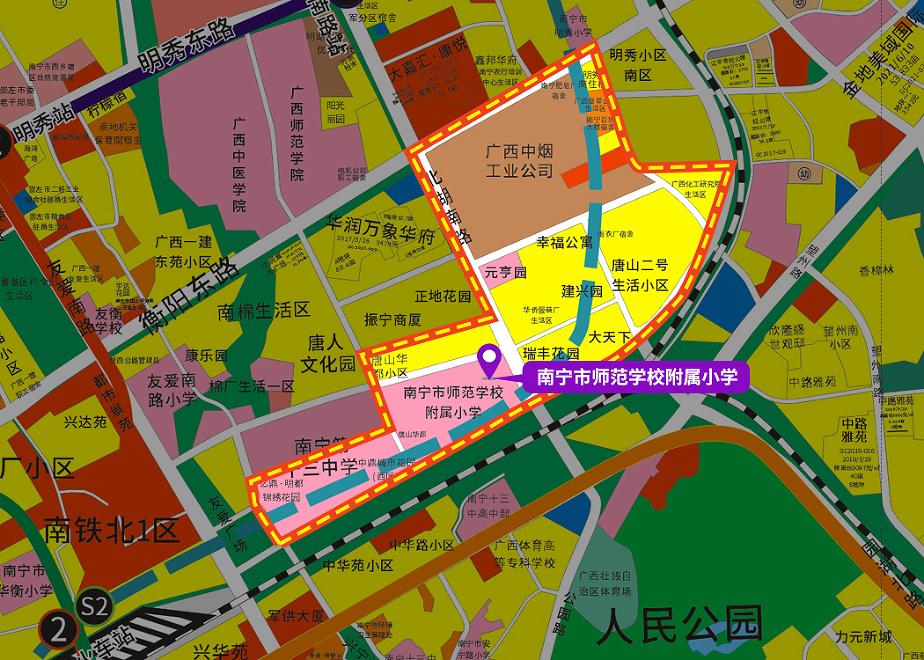 广西南宁市西乡塘区小学排名,西乡塘区小学地段划分