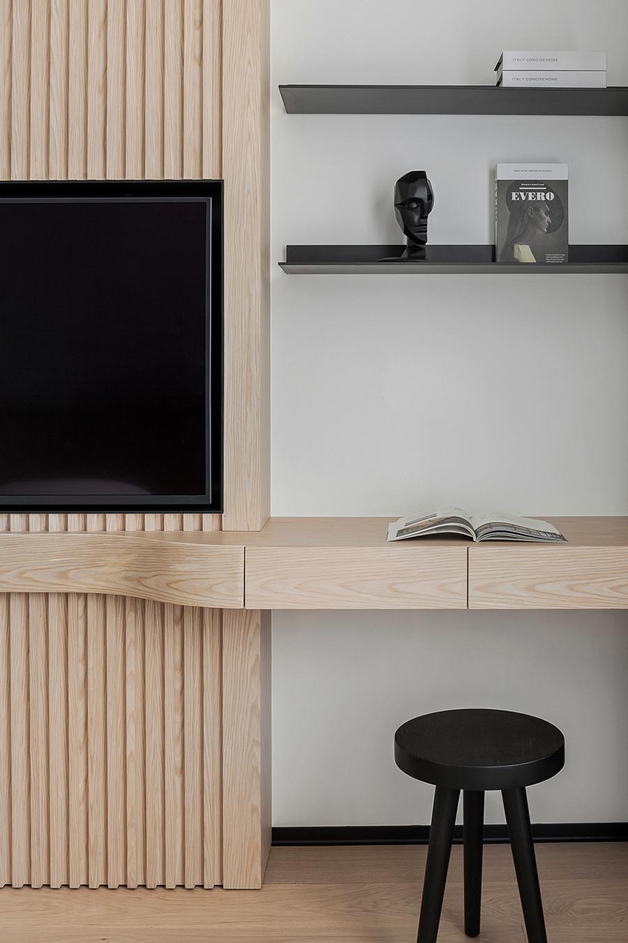 原木极简温暖风,极简原木风侘寂