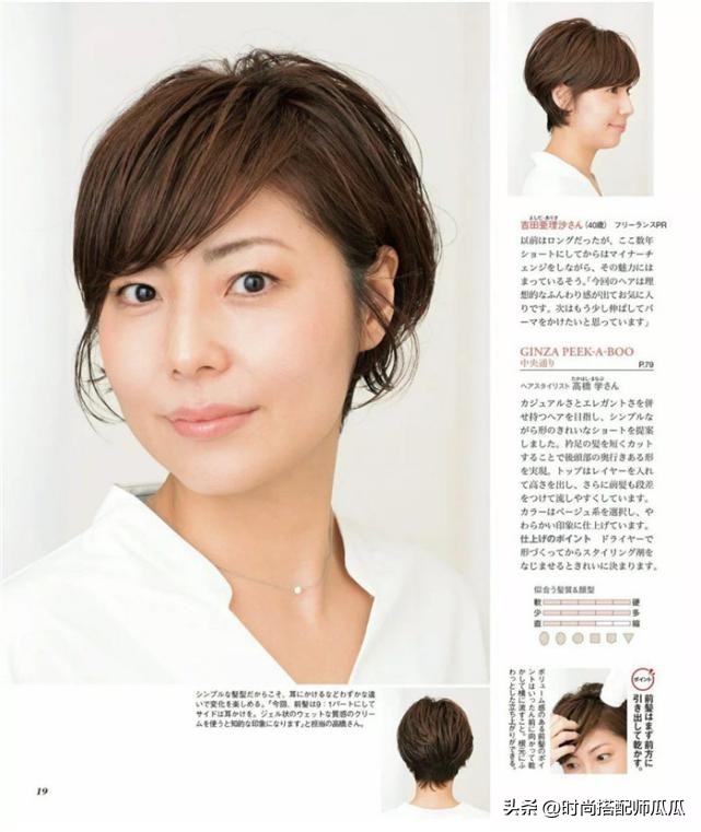 女生头发太多理什么短发减龄,女士短发越短越好