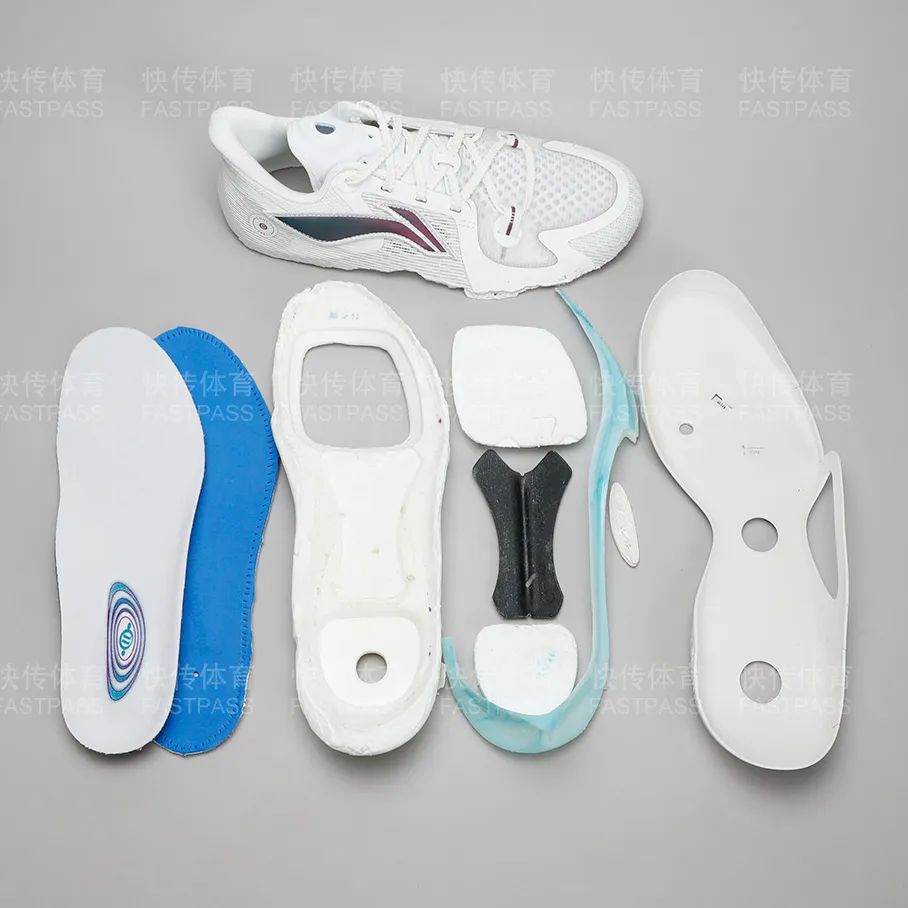 李宁音速7快传拆解图,拆解快传莫兰特1代