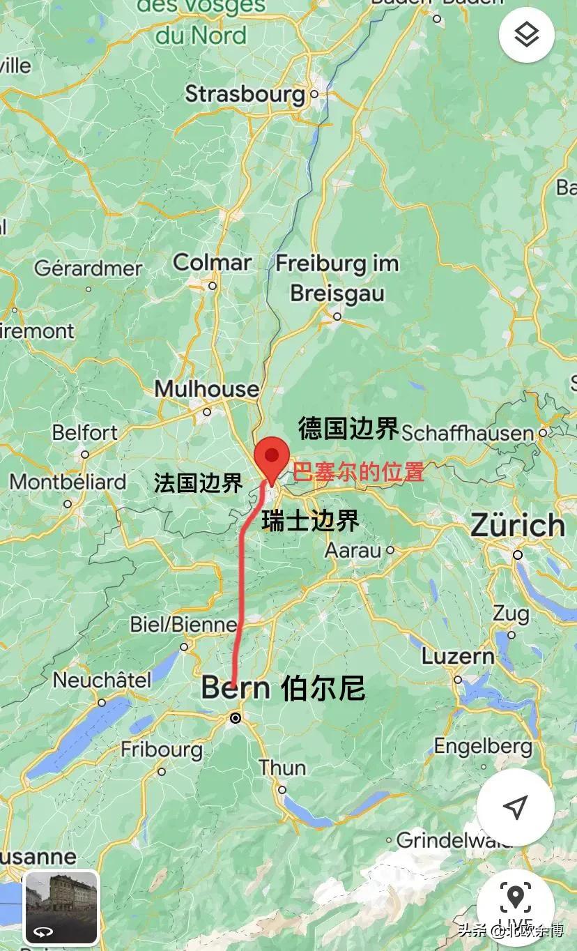 瑞士旅游攻略巴塞尔地图,瑞士巴塞尔景点介绍