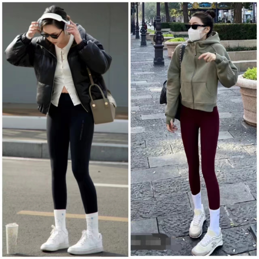 瑜伽裤穿出自然不做作风情,瑜伽裤穿出高级感