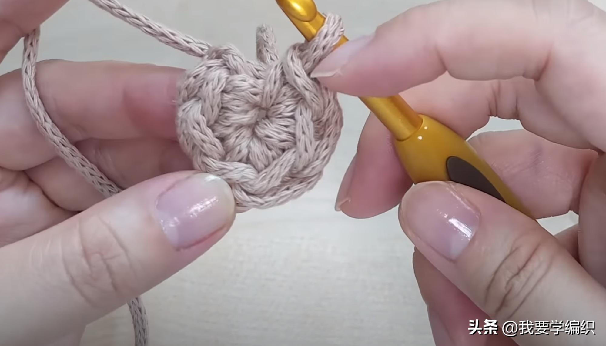 适合小姑娘提的手提包编织教程,小巧型编织包