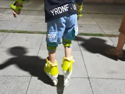 轮滑鞋儿童初学者穿戴,轮滑鞋儿童初学者酷骑