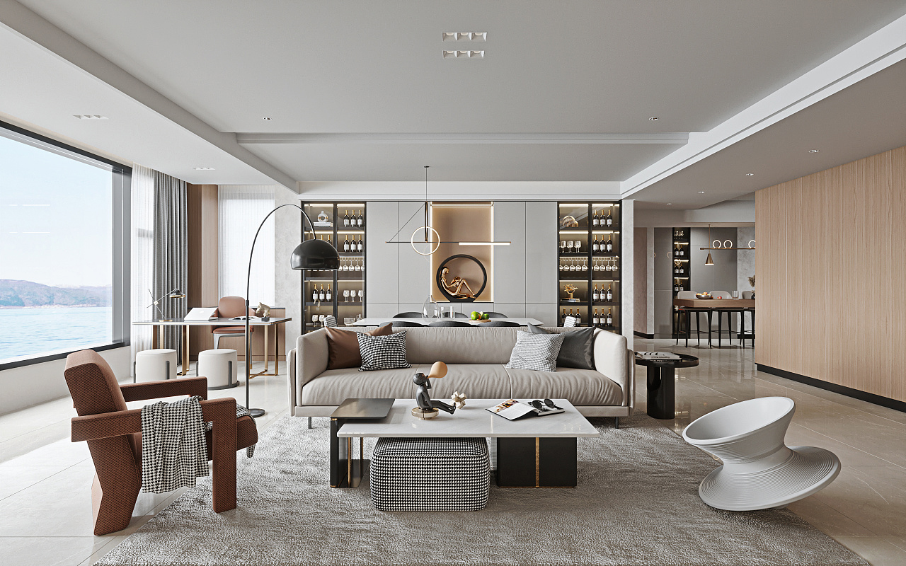 客厅不装电视柜效果图大全,客厅没装电视柜也要装什么好看