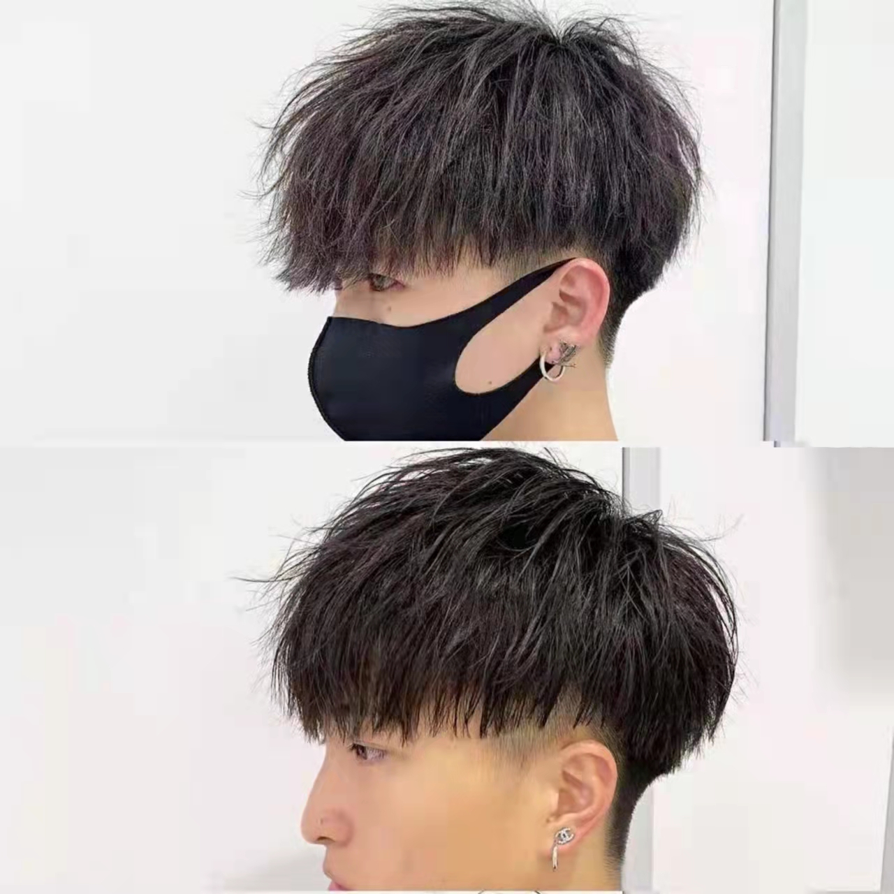 男士两边不铲青的发型,为什么日韩男生不留短发