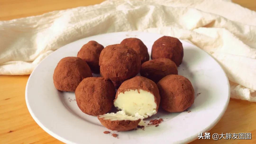 揭秘！巧克力松露的做法，再也不用买啦，空气感十足的巧克力
