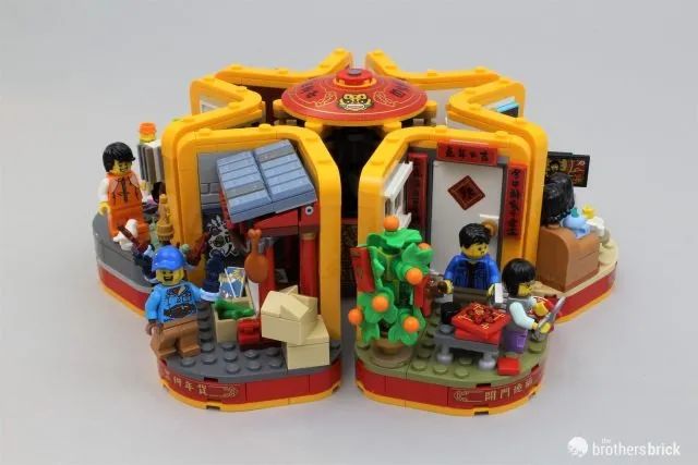 乐高80108,乐高新春80113乐满楼测评