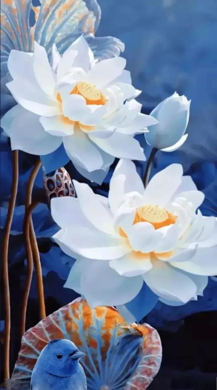 荷花壁纸手机超清全面屏,荷花千瓣莲唯美高清大图壁纸