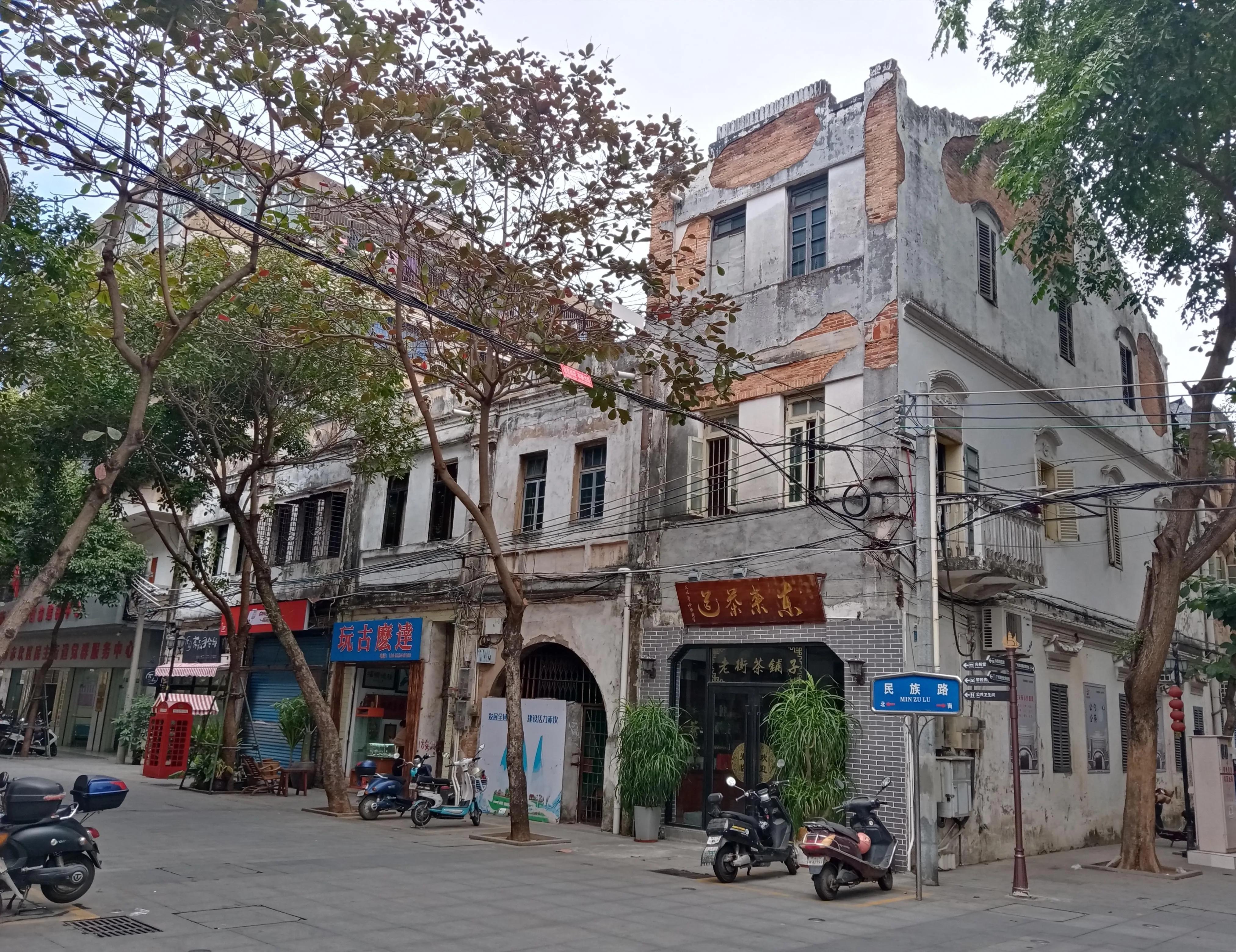 赤坎区老街旅游景点,赤坎老街美景