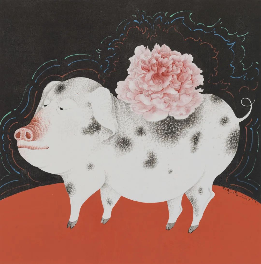 严谨细致的书法,水墨气韵生动的线描