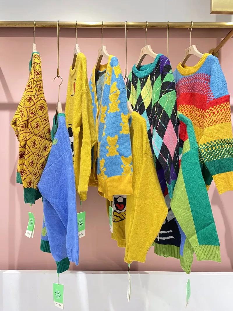 GWME22秋冬女装品牌折扣毛衣穿搭