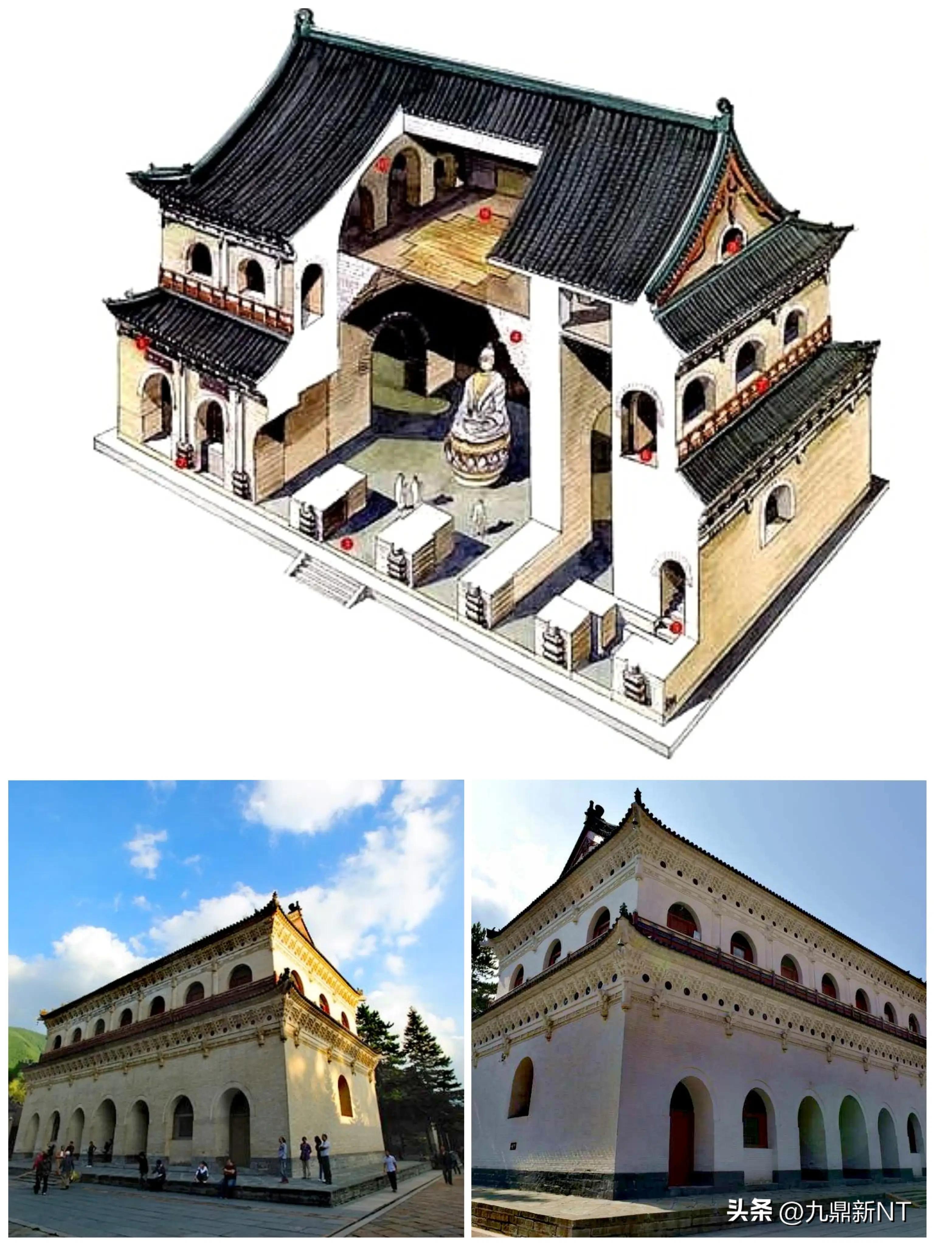 中国古代钻石建筑,中国最早的唐代殿堂式木构建筑