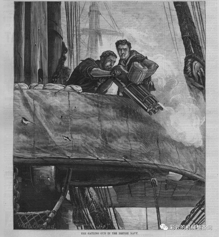 加特林机枪造图,用木头造的加特林机枪