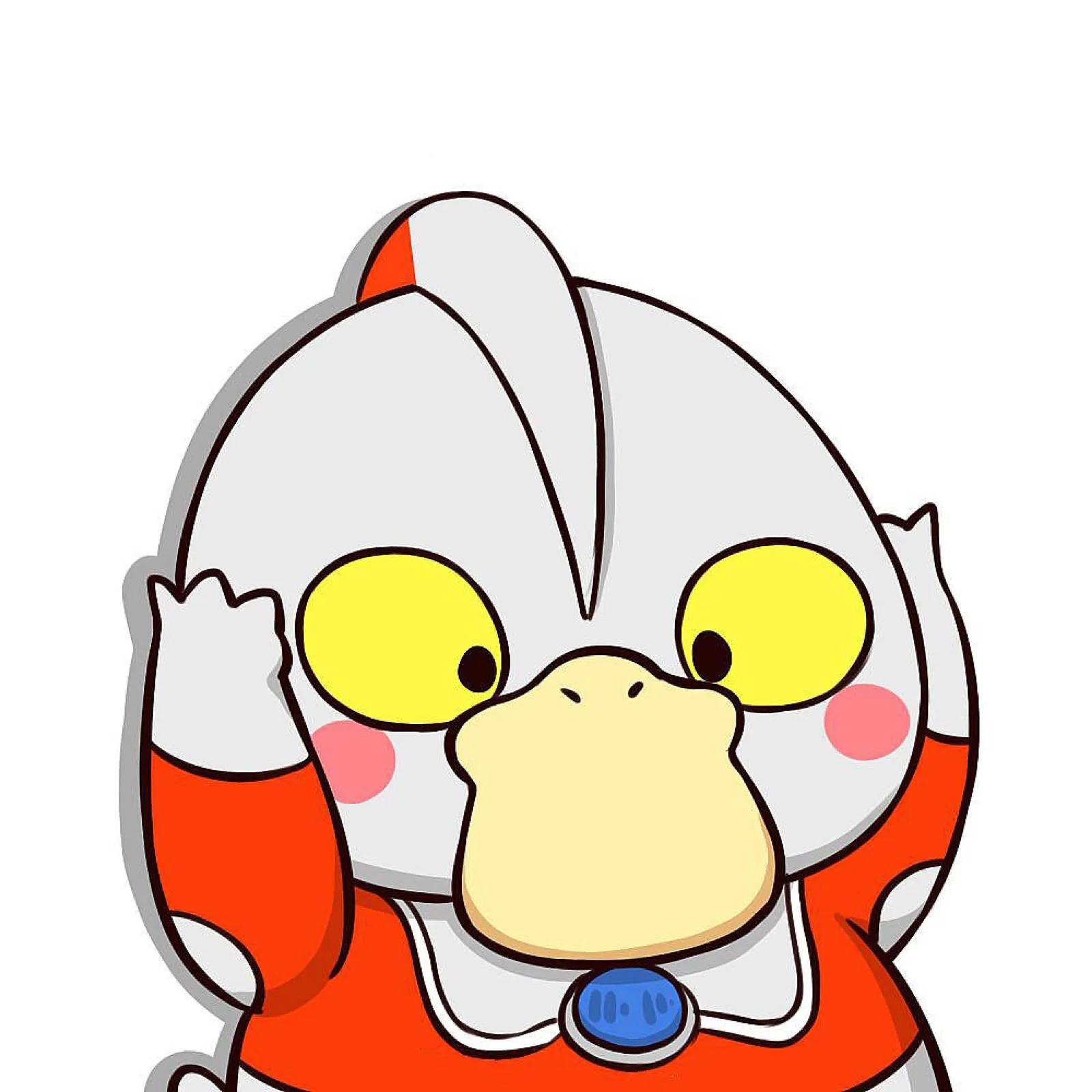 可达鸭问号头像,可达鸭头像渣男