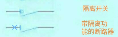 隔离开关和空气开关的符号标志,空气开关和隔离开关符号怎么识别