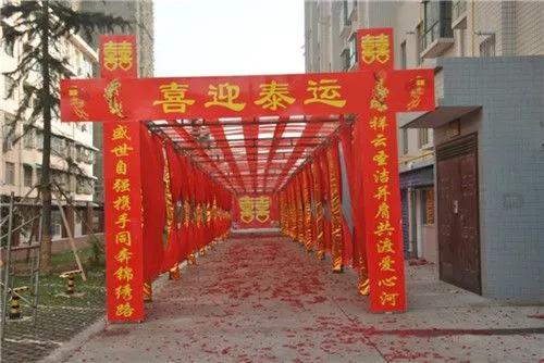 结婚专用大门对联,9字结婚大门对联