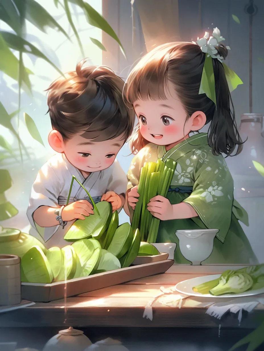 端午节绘画中国风海报,端午节海报手绘图片大全无字