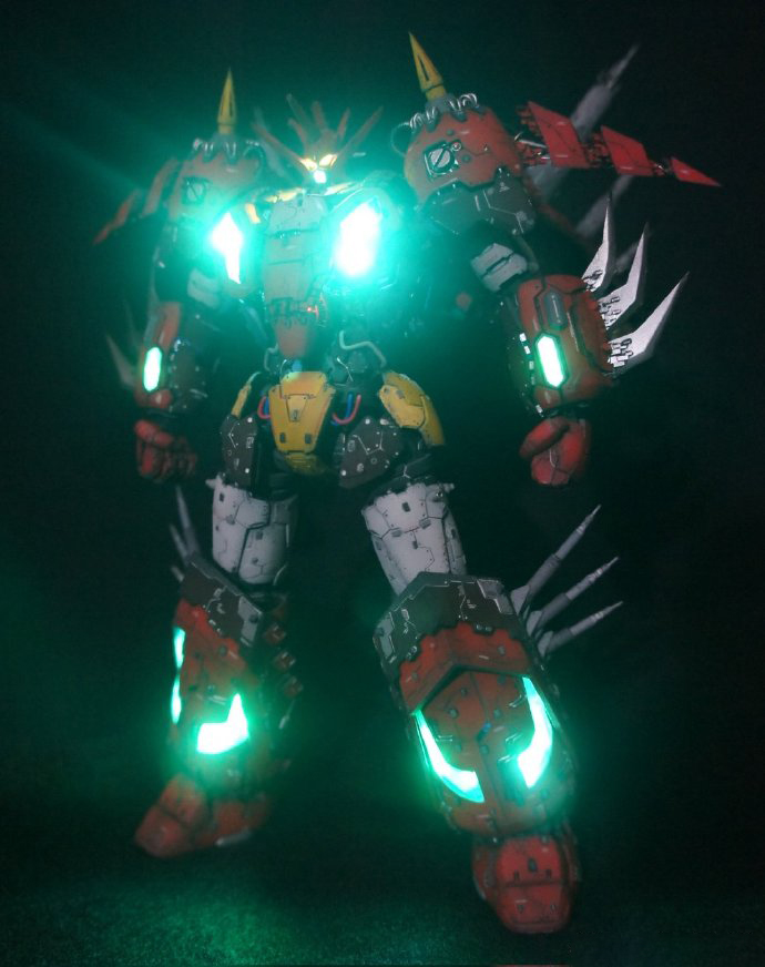 盖塔可动模型,真盖塔龙