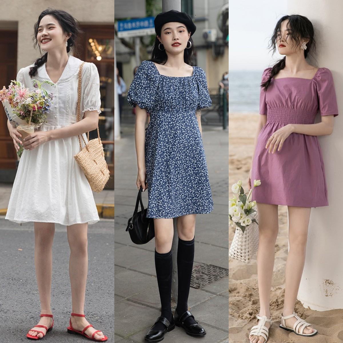 30+的女人，建议穿“裙子+平底鞋”，时髦百搭，舒适还不累脚