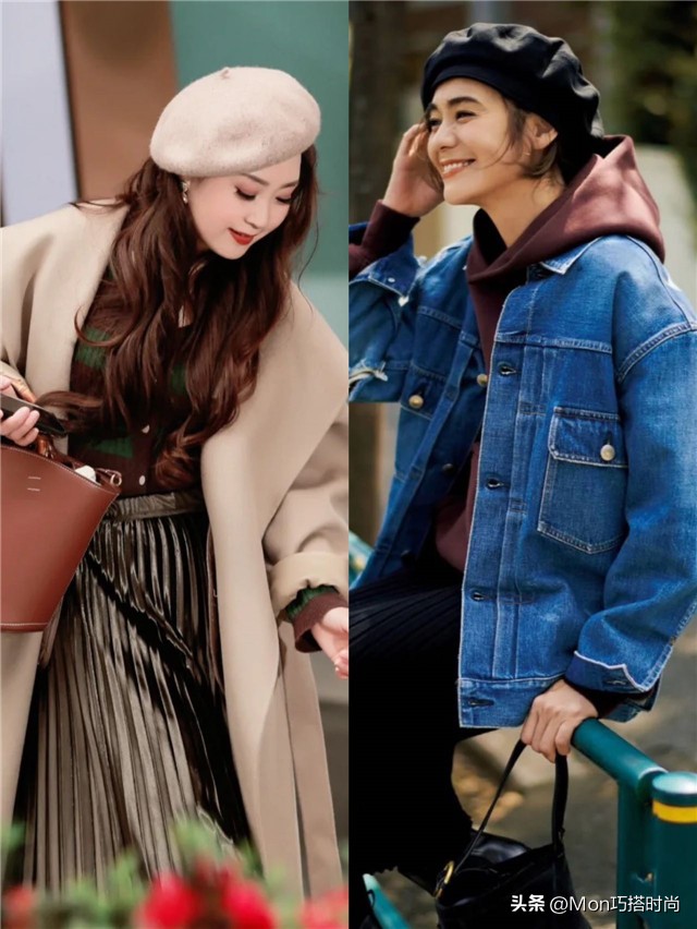 适合中年女性的时尚帽子,遮肉显脸小帽子