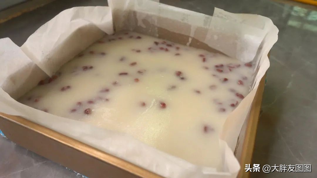 纯手工制作美食红豆切糕更糯微甜,切糕这样做软糯香甜