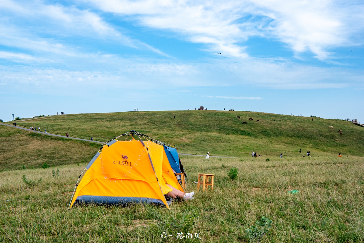 河南特别大的草原,美丽的河南大草原