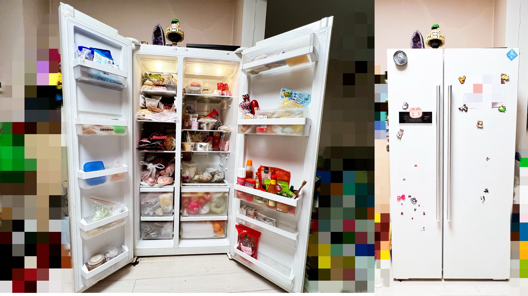 疫情过后你也许需要一台大冰箱，看看这款高颜值的小吉十字门冰箱