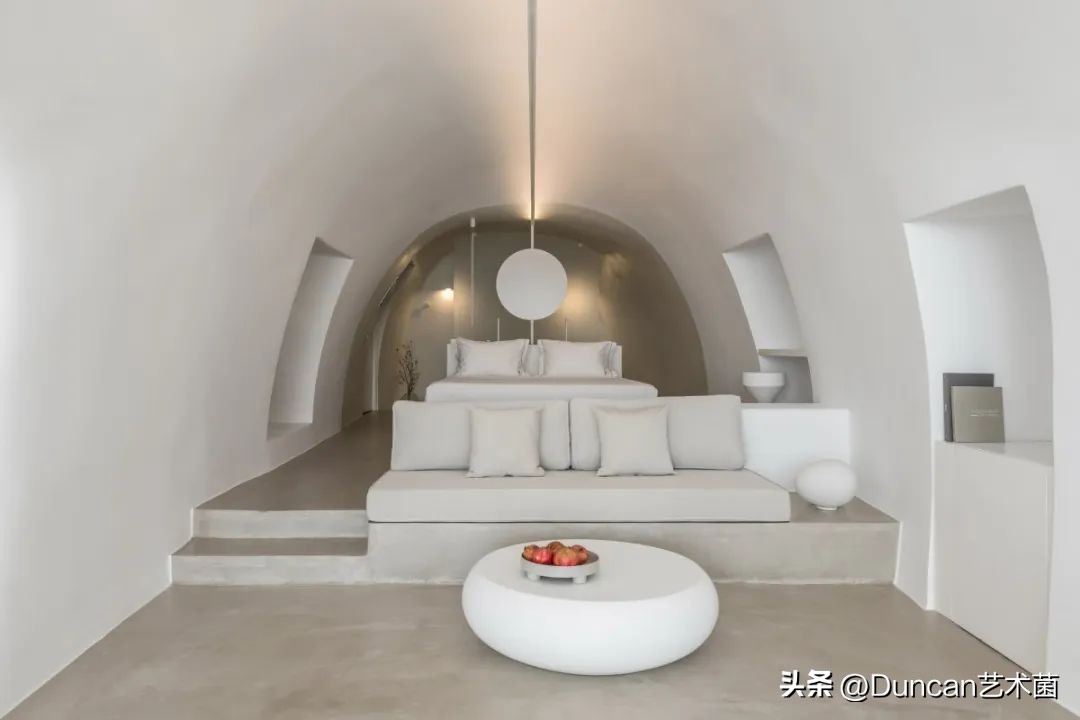 希腊KapsimalisArchitects①打造蓝白极简主义的童话世界！