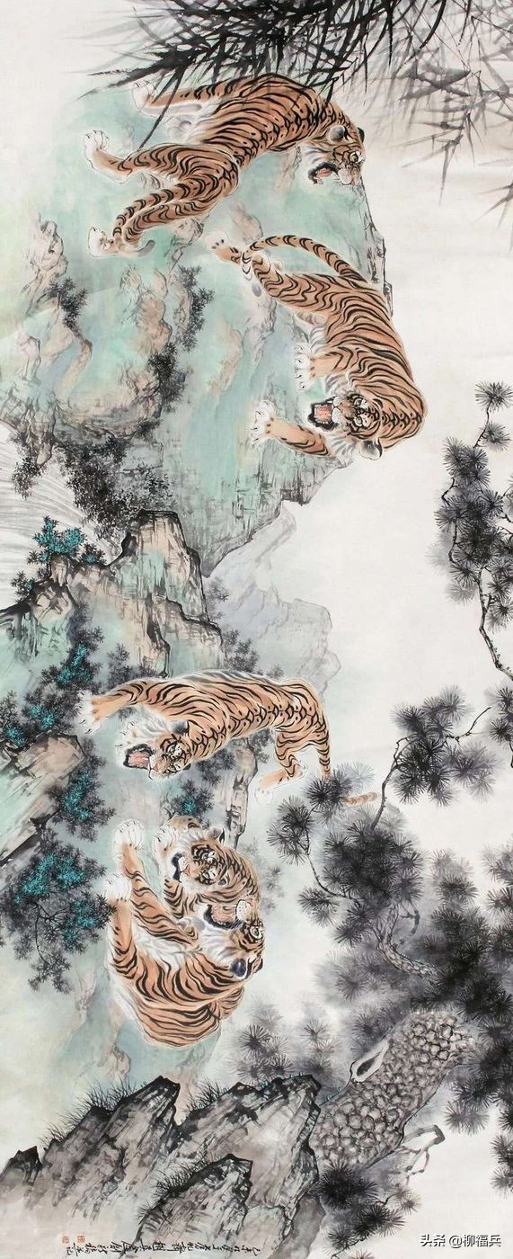 中国历代国画家传奇作品图片欣赏,六骏图国画高清大全